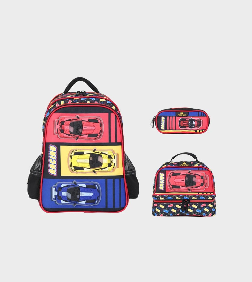 17 inch school backpack 3-piece set