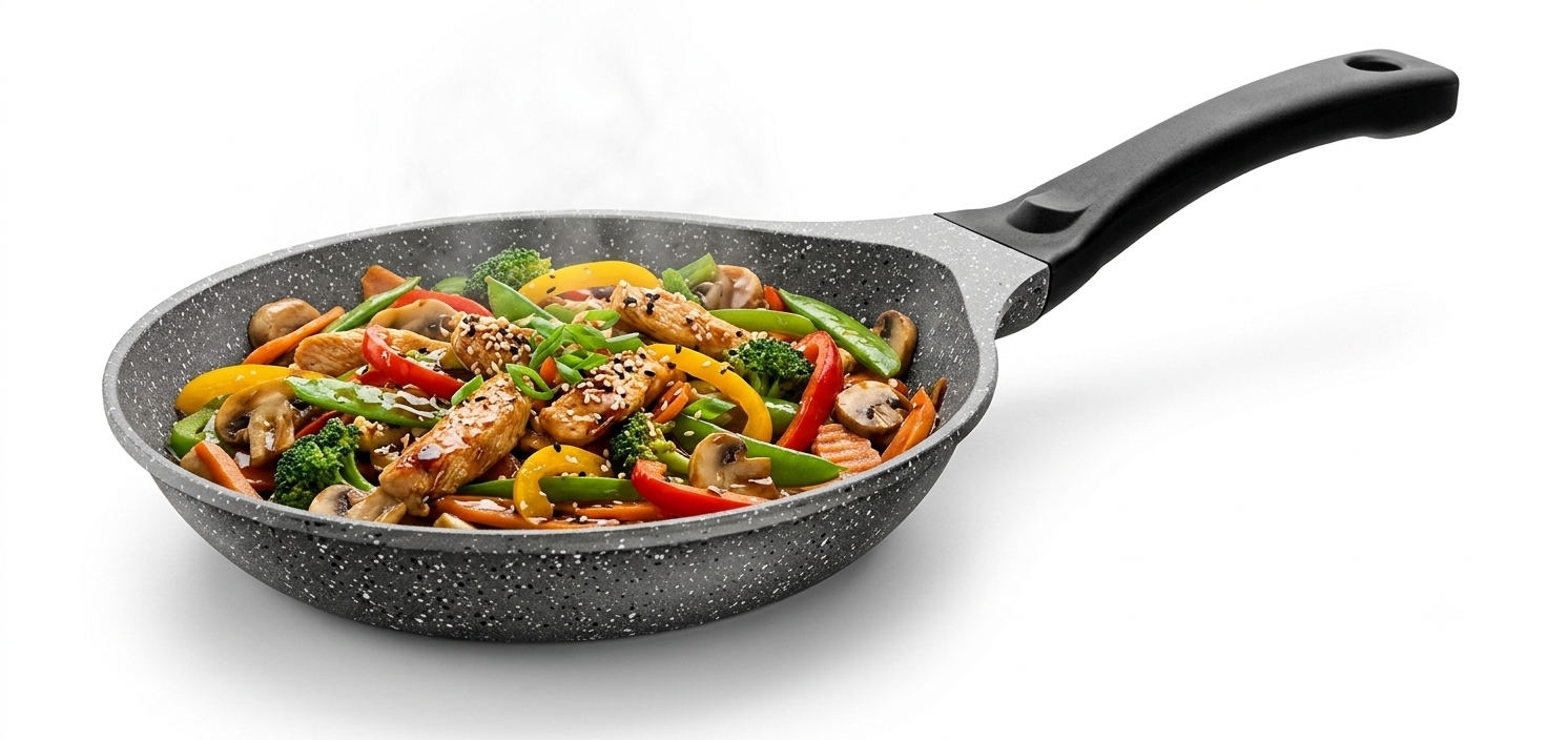 " Homi Die-Cast Fry Pan 24cm ,28 cm  "