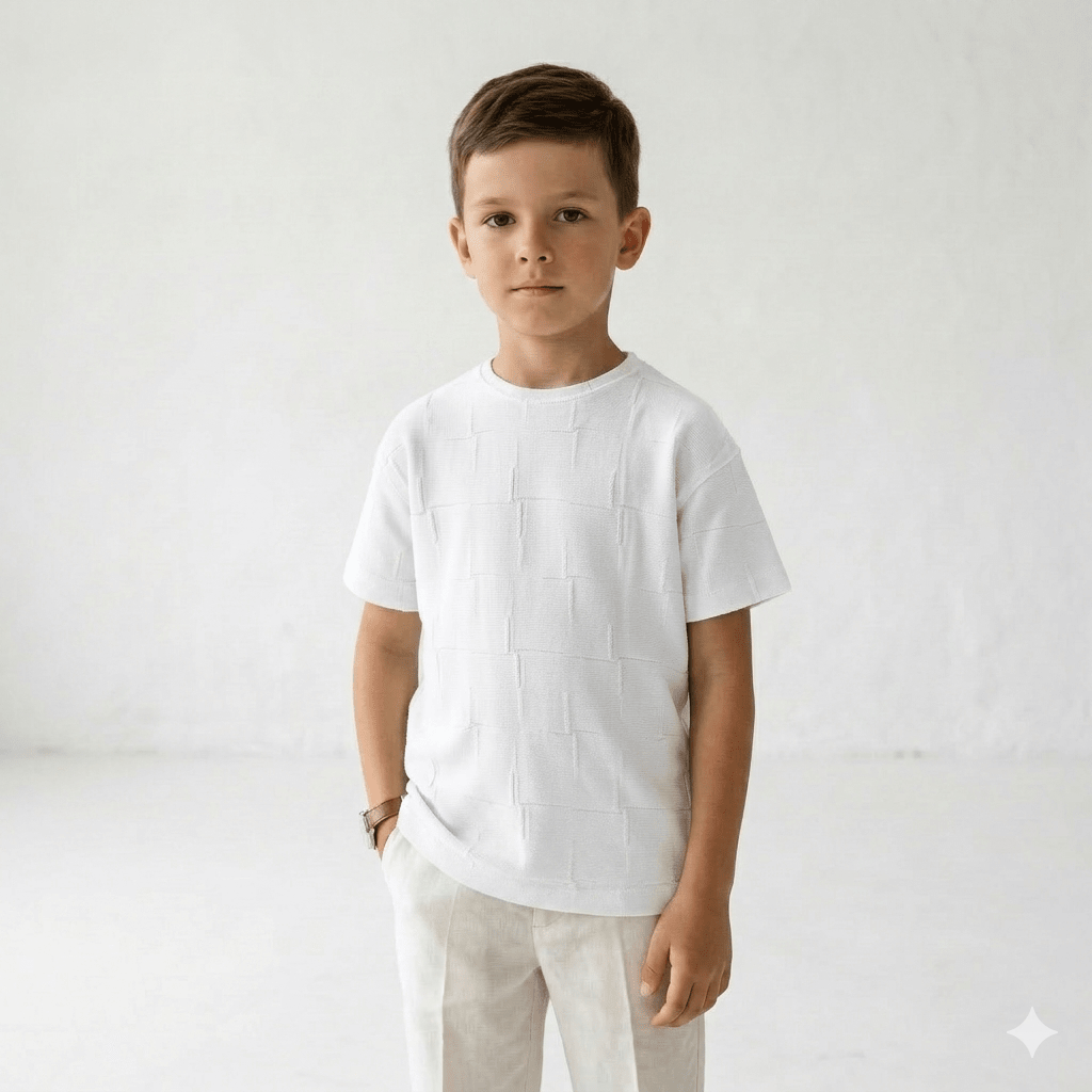 CO TWO Boys' Short Sleeve Pool Print T-Shirt
