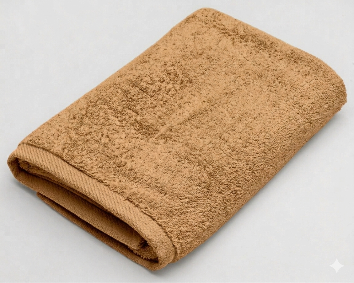 MODA HOME cotton towel in white, measuring 50x100 cm, with a soft and plush texture, ideal for bathroom use.
