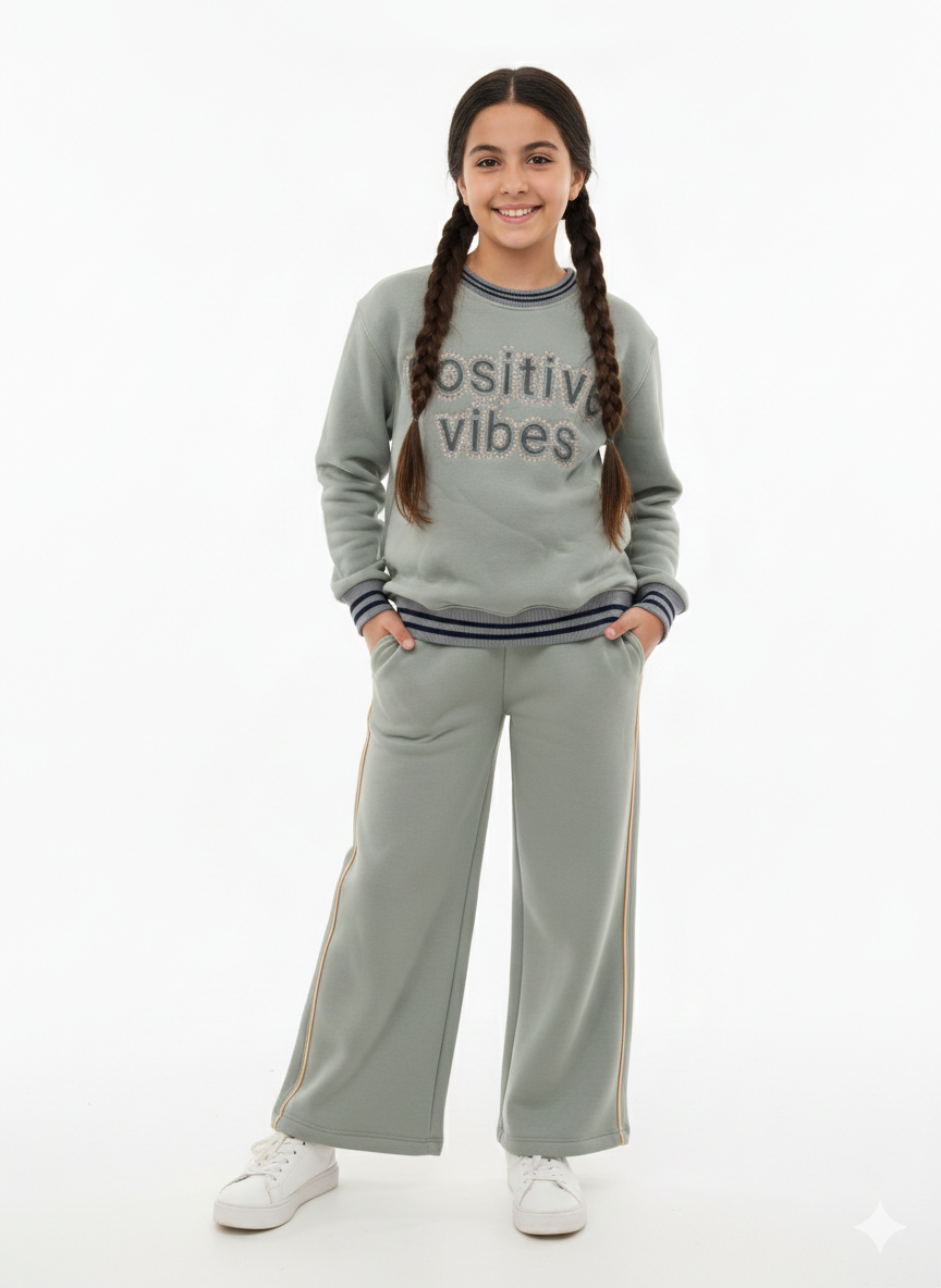 POSITIVE VIBES HOODIE SET