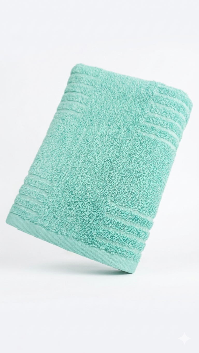 Checkered pattern cotton towel by MODA HOME, 50x100 cm, showcasing a stylish black and white checkered design on soft fabric.