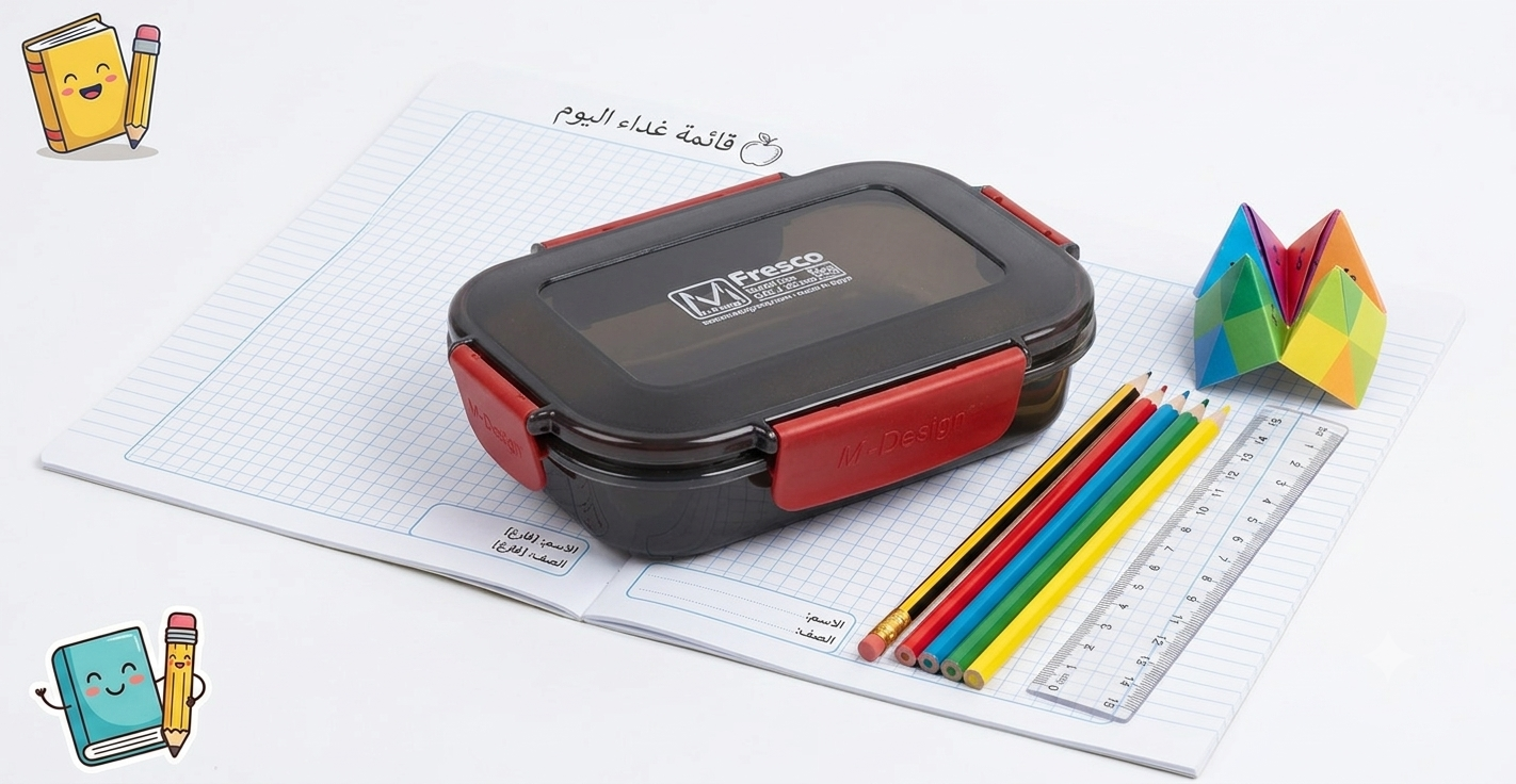 " M Design Lunch Box, 600 ml "