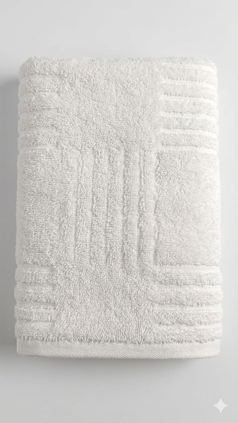 Checkered pattern cotton towel from MODA HOME, 50x100 cm, with a stylish black and white checkered design.
