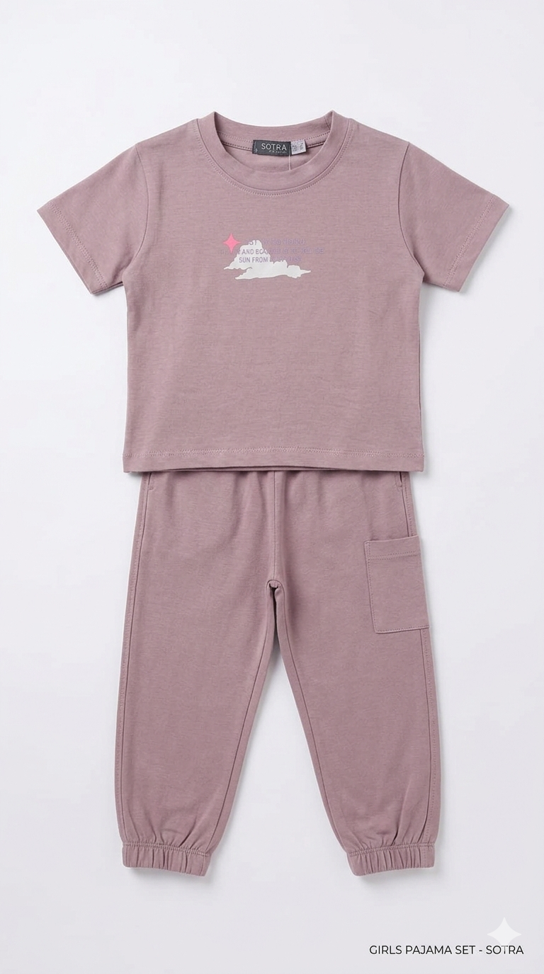 TRUST YOU HEARTبيجامة بناتي