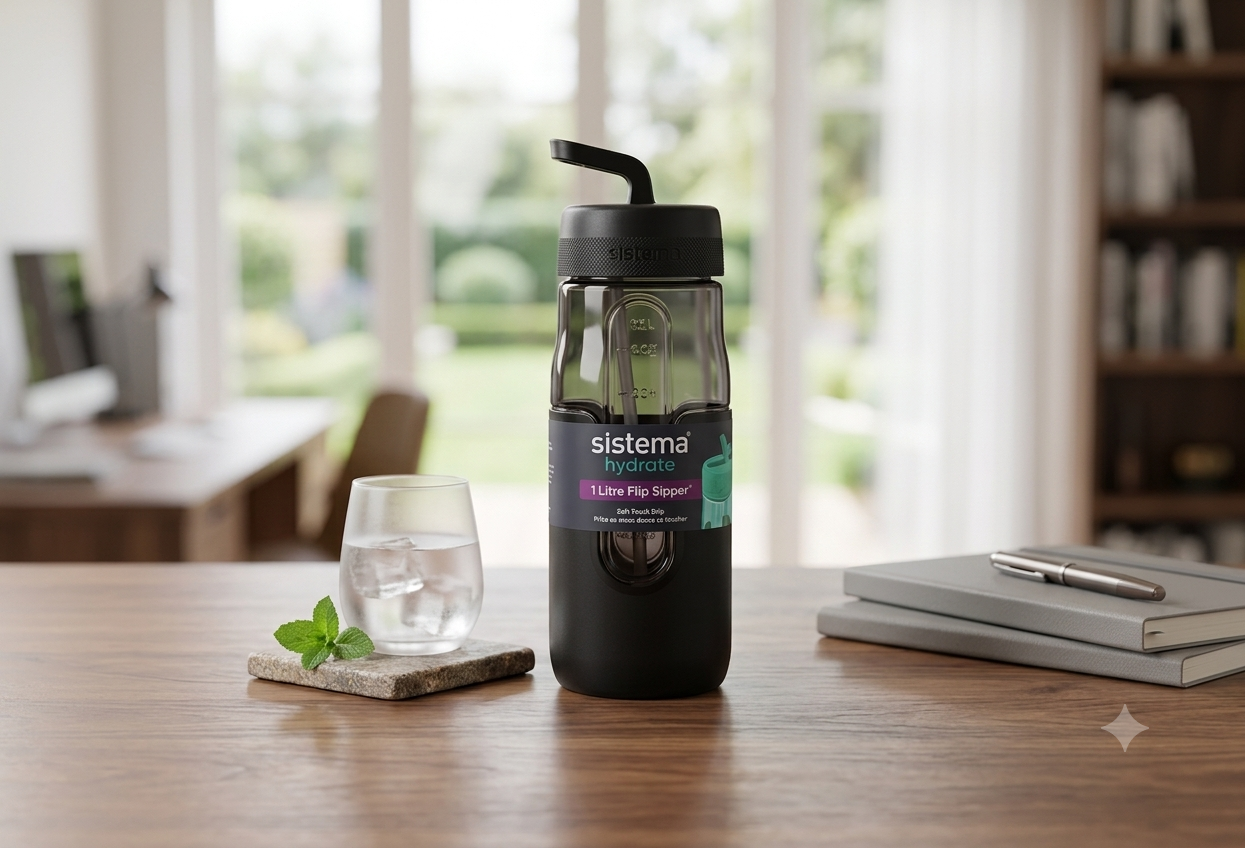 " Sistema Flip Sipper Water Bottle 1L "