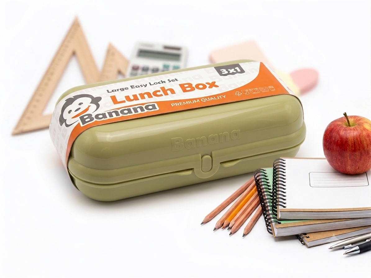 " BANANA Lunch box set 1.2 L + 600ml  "