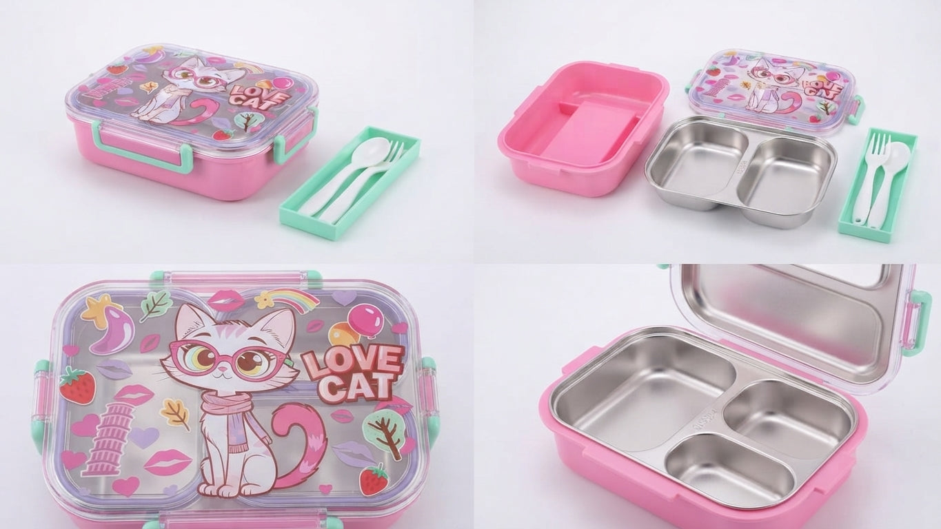 ""LIFETRADE Stainless Lunchbox 720 ML"
