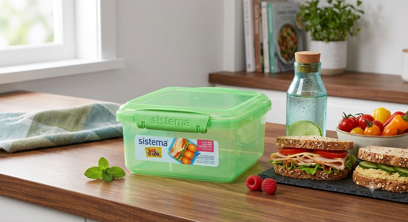 " Sistema Lunch Plus Lunch Box, 1.2 Liter Capacity "