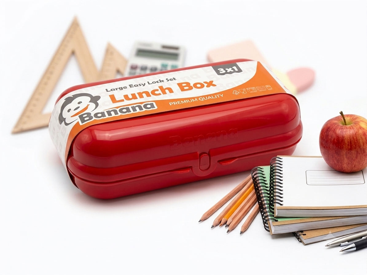 " BANANA Lunch box set 1.2 L + 600ml  "