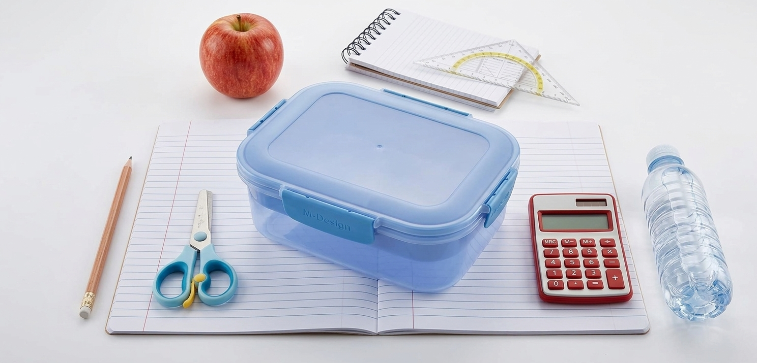 " M-DESIGN 2.1 & 2.3 L Lunch Box with Tray "