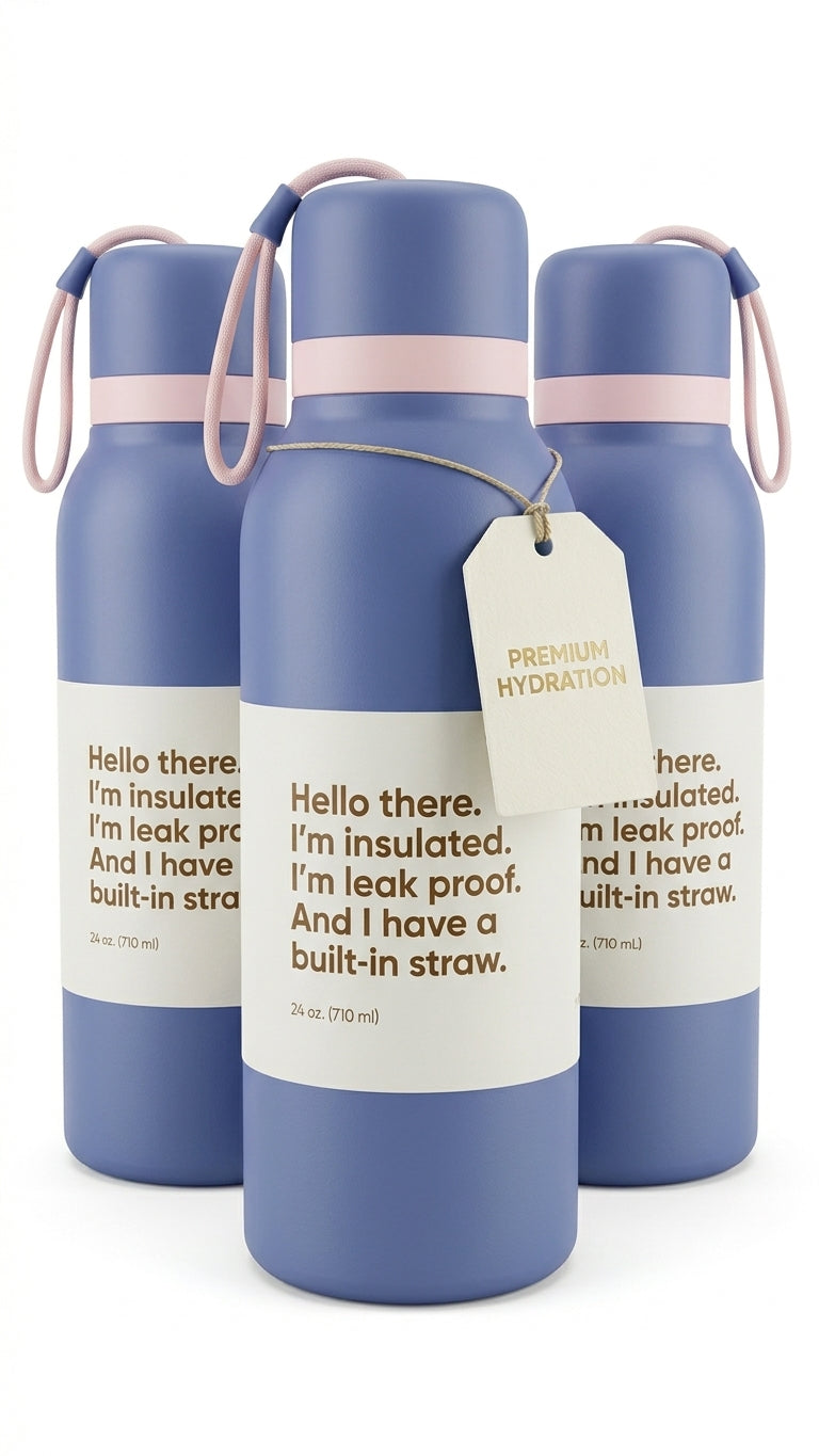 ""LIFETRADE Stainless water bottle 700ML "