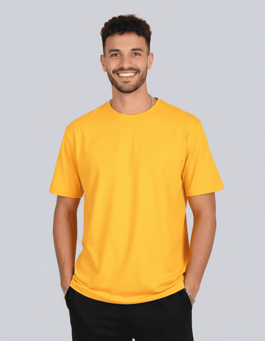 BASIC REGULAR T-SHIRT YELLOW