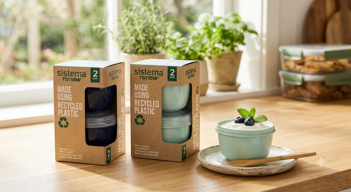 "Sistema Renew 2 Yogurt Pot Set -150ml "