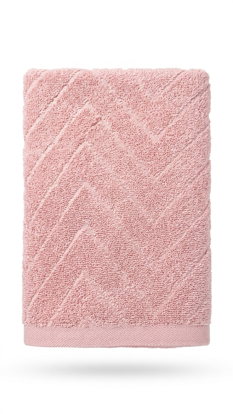 MODA HOME zigzag pattern beach towel with 90x160 cm size, featuring vibrant geometric design and soft, absorbent fabric.