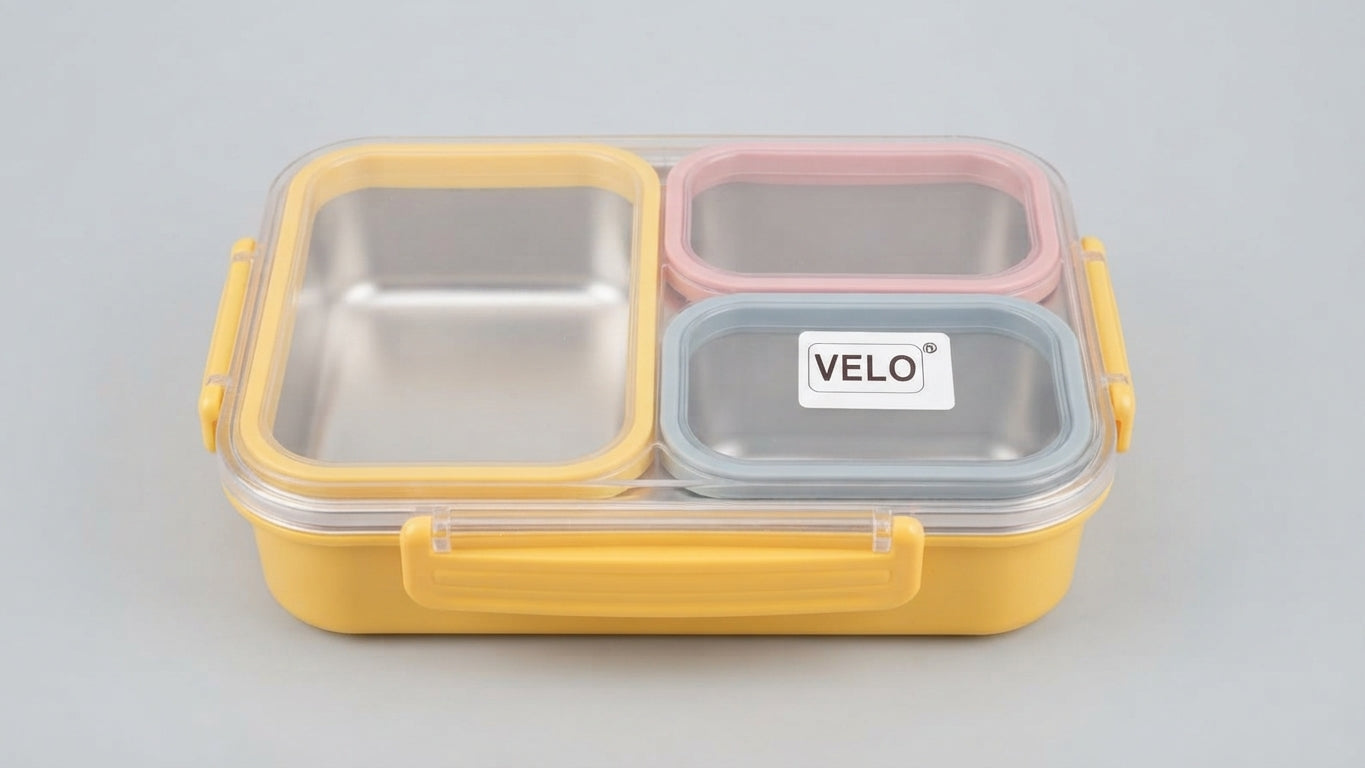 ""LIFETRADE Stainless Lunchbox 820 ML"