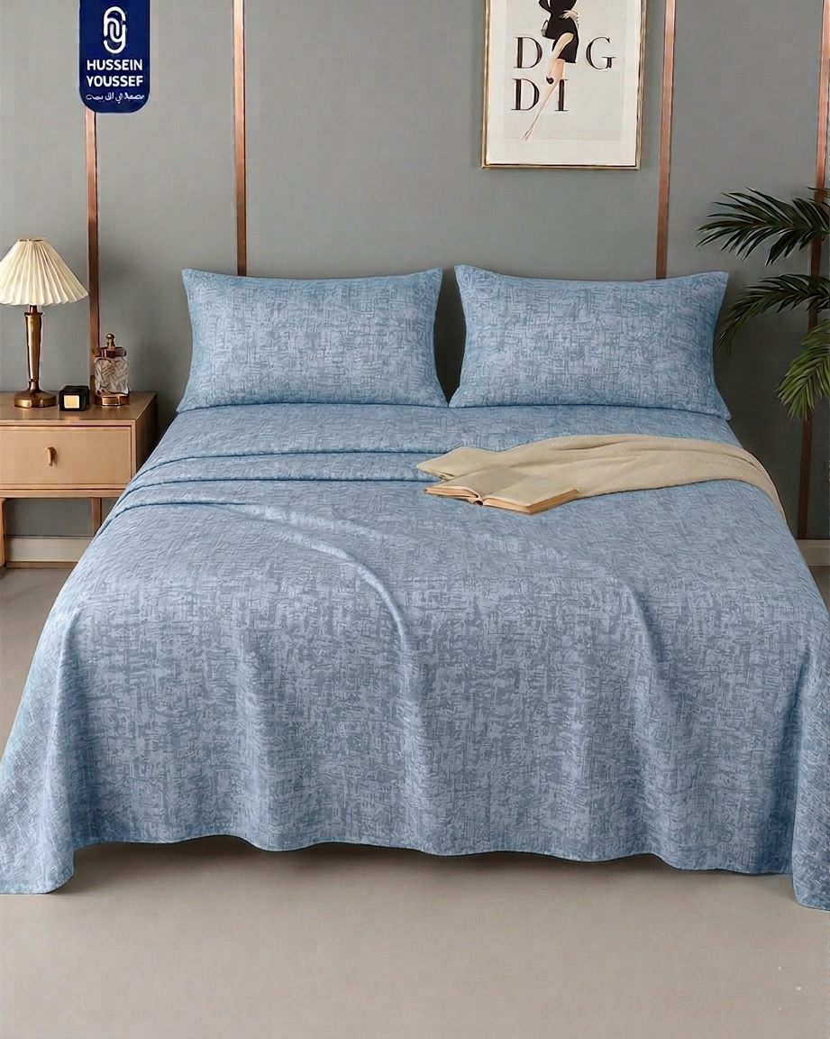 Gold youth bedding set by MODA HOME featuring a 3-piece design with a Gemini pattern, size 240x180 cm.
