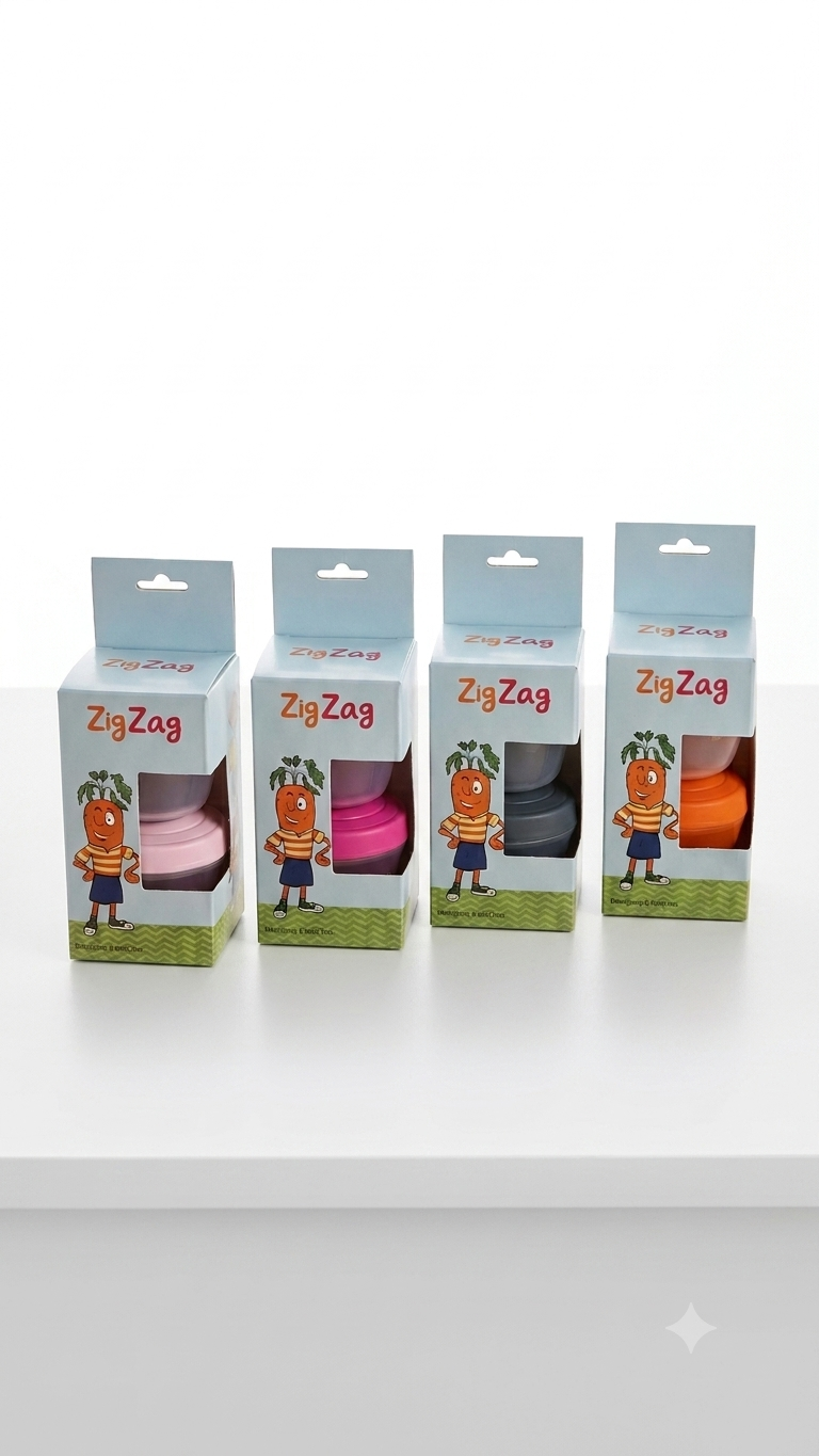 " ZIGZAG 2-piece food bowl-150 ml "