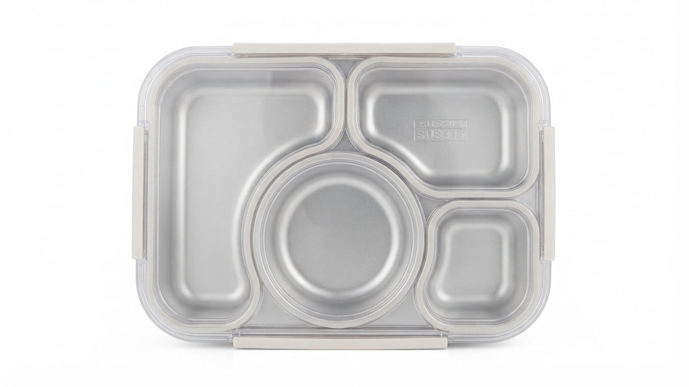 ""LIFETRADE Stainless Lunchbox 960 ML"
