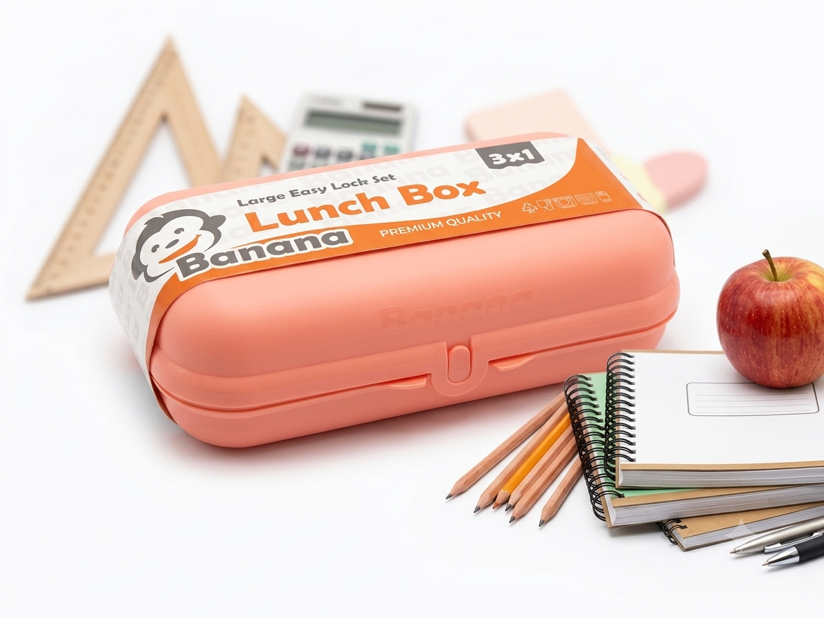 " BANANA Lunch box set 1.2 L + 600ml  "
