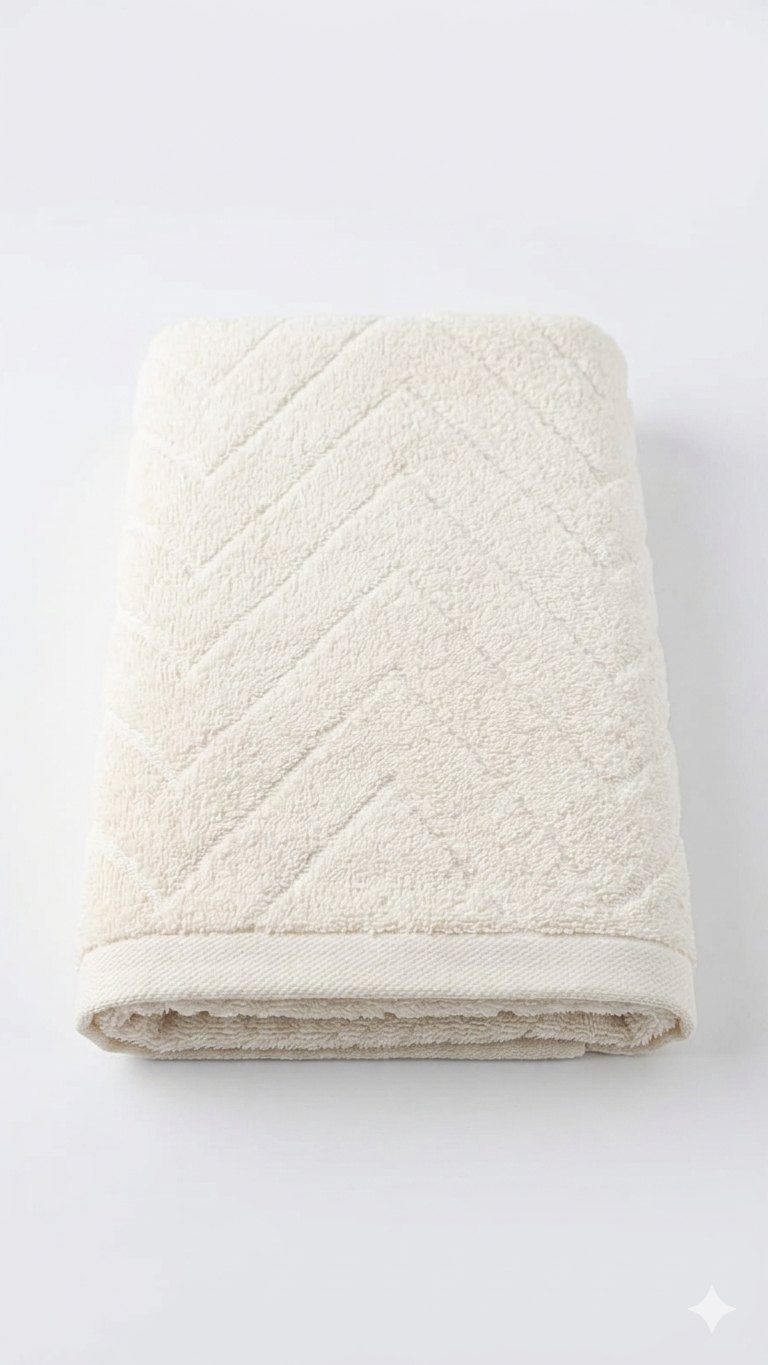 MODA HOME zigzag pattern beach towel with 90x160 cm size, featuring vibrant geometric design on soft fabric.
