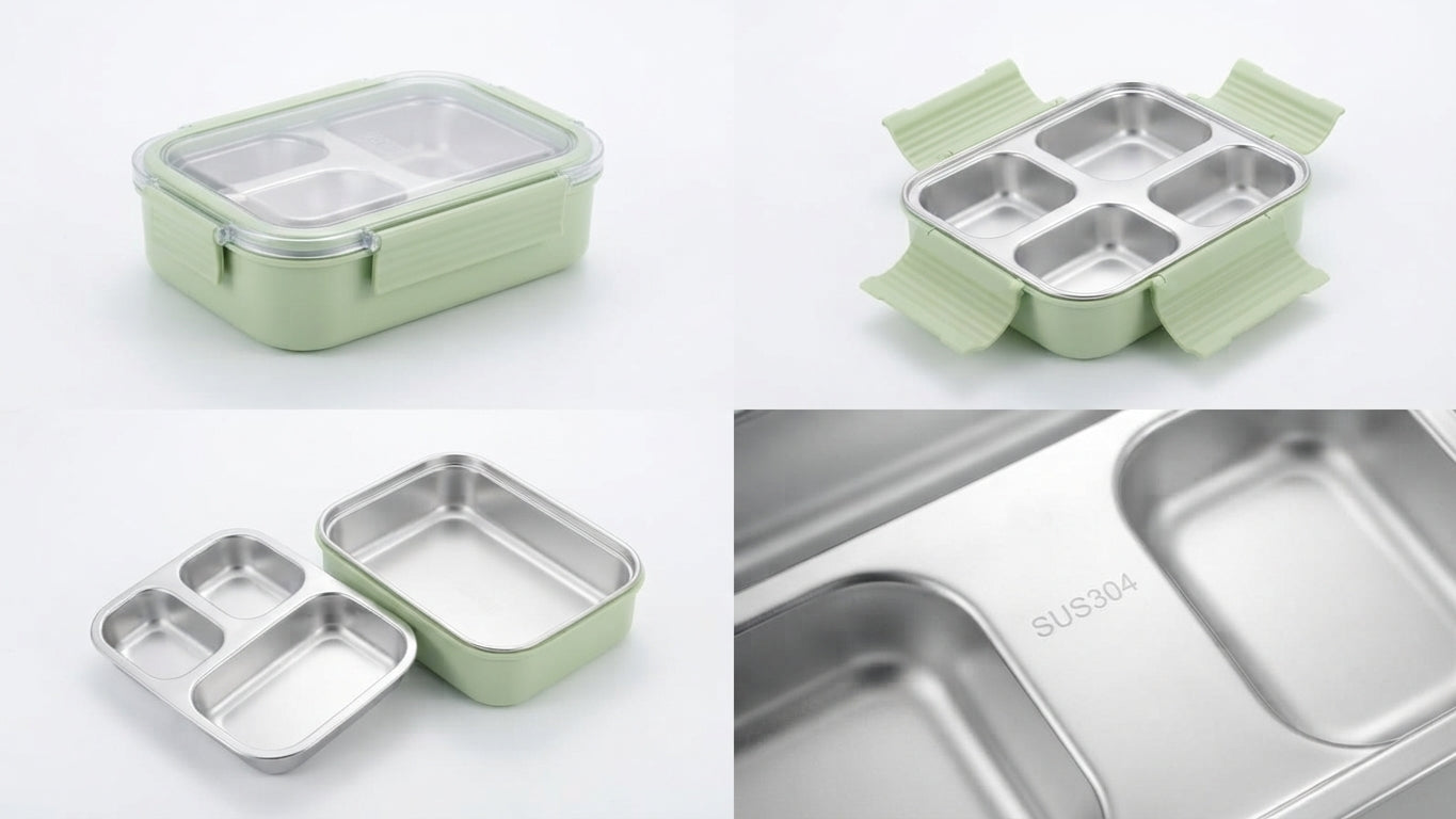 ""LIFETRADE Stainless Lunchbox 780 ML"