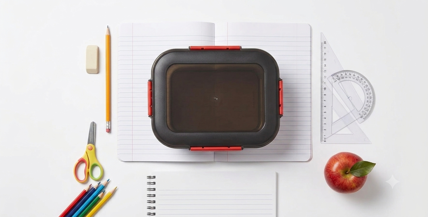 " M-DESIGN 2.1 & 2.3 L Lunch Box with Tray "