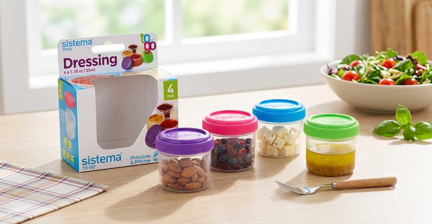 " Sistema DRESSING TO GO 4 Sauces Pack"