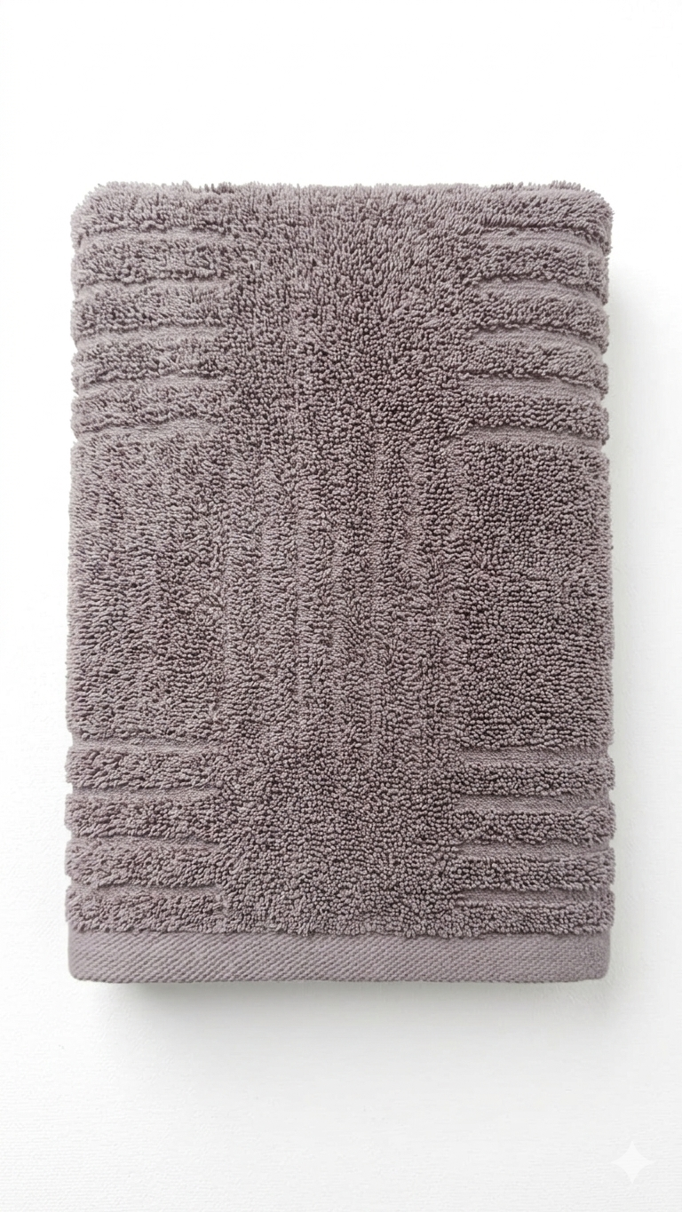 Checkered pattern cotton towel by MODA HOME, 50x100 cm, featuring a stylish black and white geometric design.