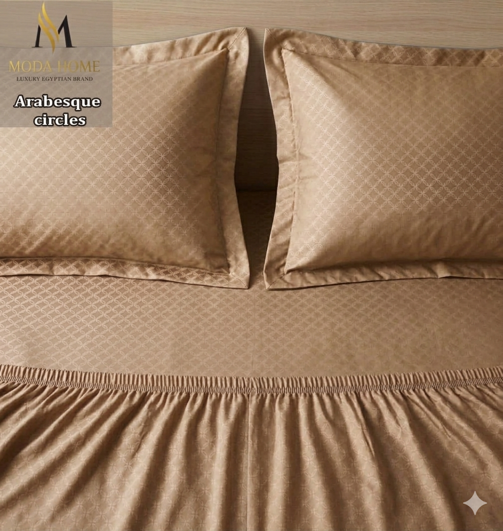 Set of three Arabesque stick circles from MODA HOME, each 200cm tall, featuring intricate geometric designs.