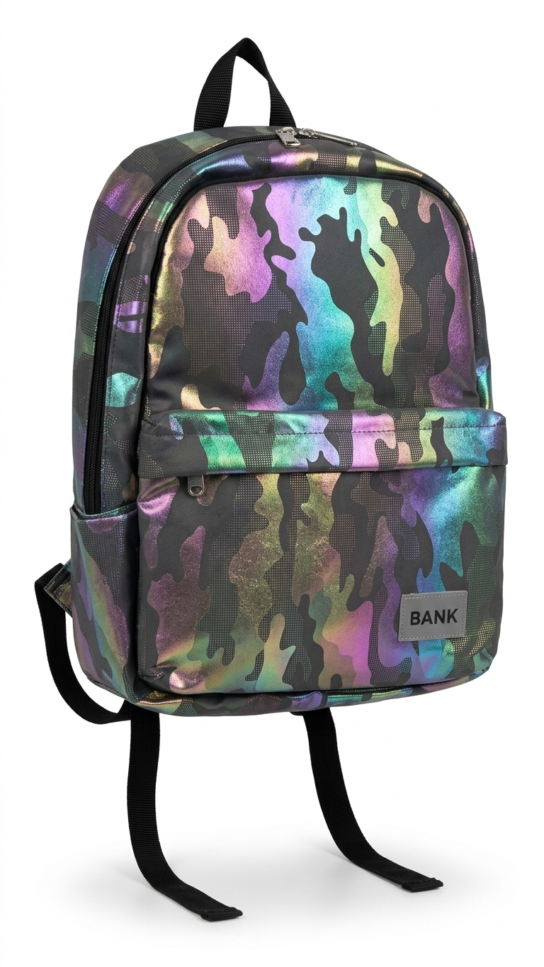" BANK BACKPACK GREY/ARMY COLORS"