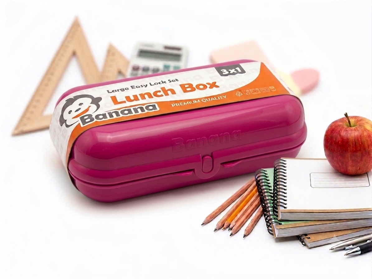 " BANANA Lunch box set 1.2 L + 600ml  "
