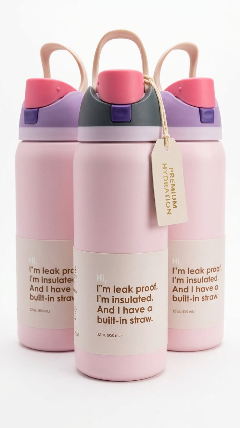 ""LIFETRADE Stainless water bottle 950 ML "