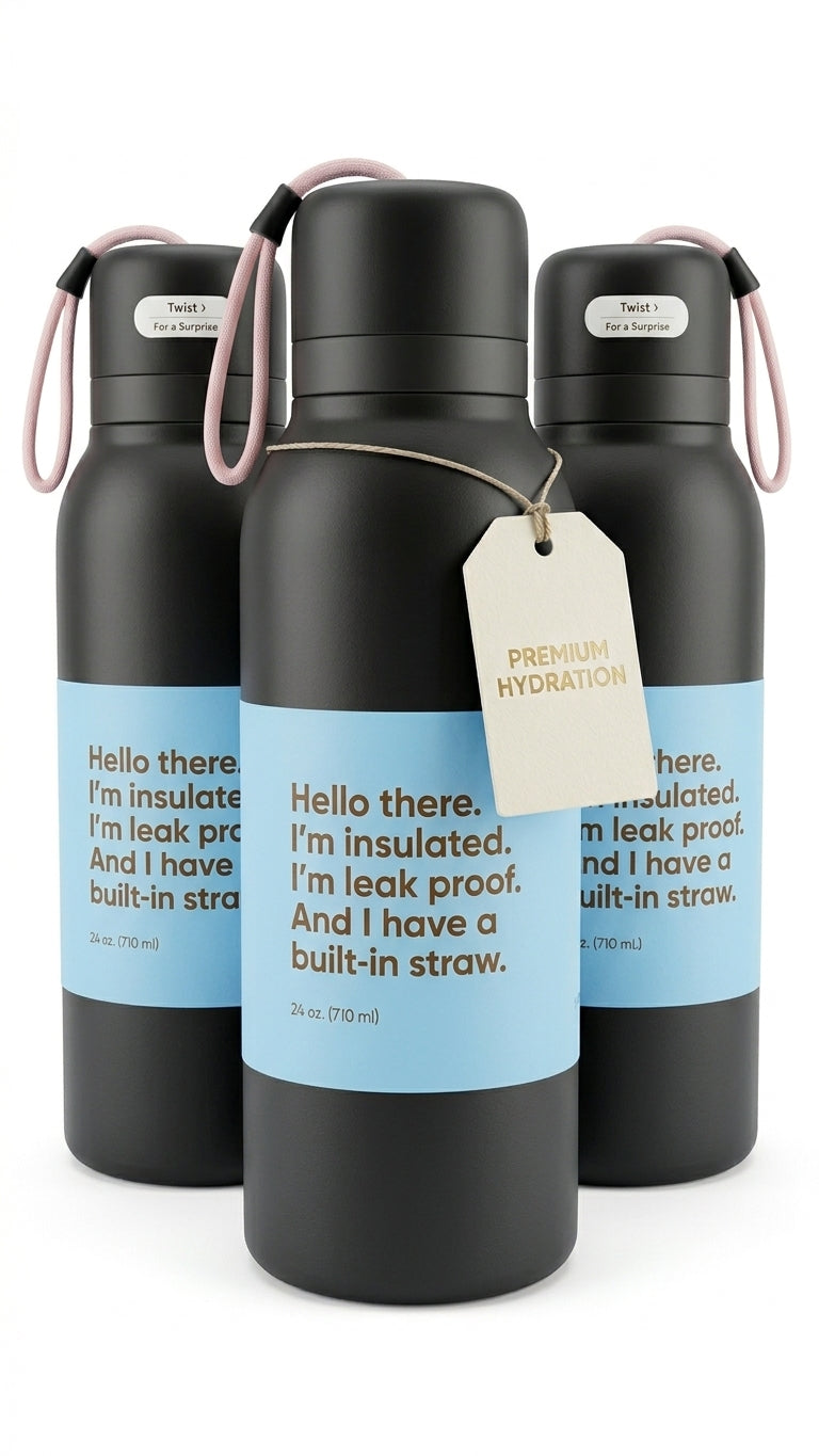 ""LIFETRADE Stainless water bottle 700ML "