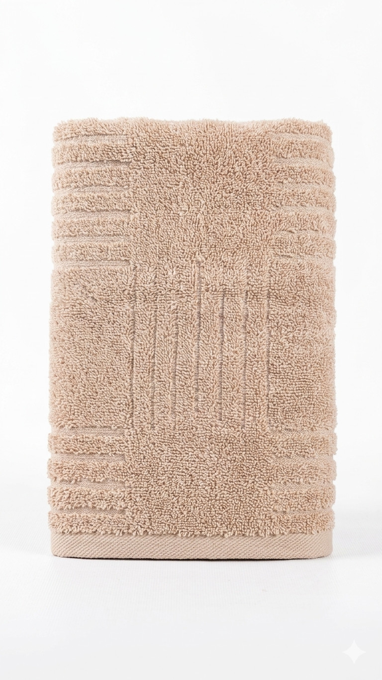 Checkered pattern cotton towel from MODA HOME, 50x100 cm, featuring a stylish black and white design for bathroom or beach use.