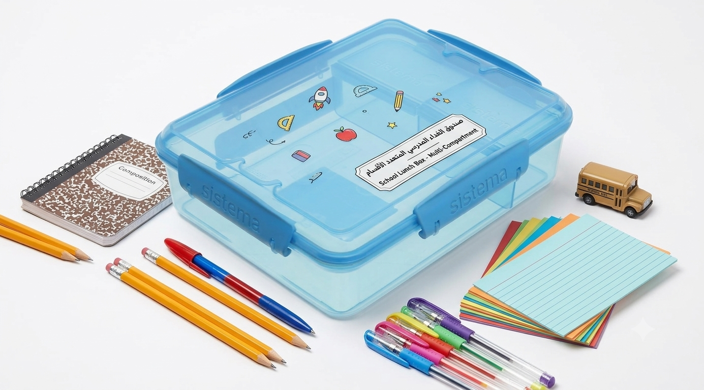 "Sistema Snack Attack Duo Lunch Box, 975 ml Capacity "