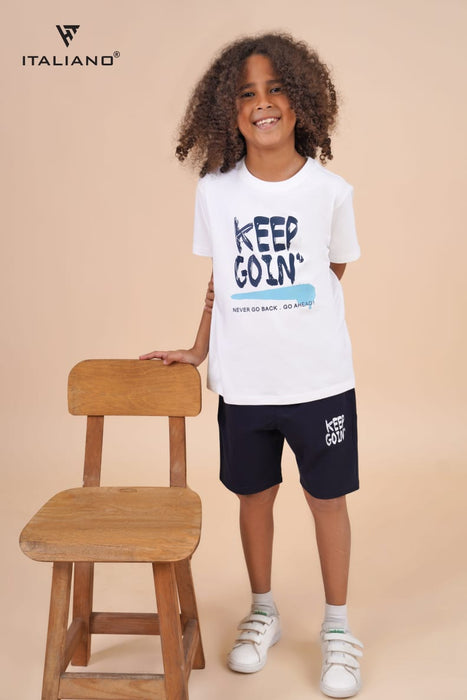 KEEP GOIN Short Sleeve and Shorts Set