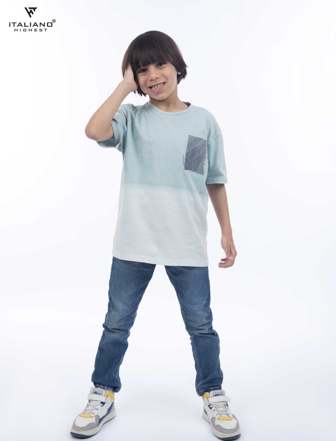 DEPTH LIFE  Half-sleeved T-shirt