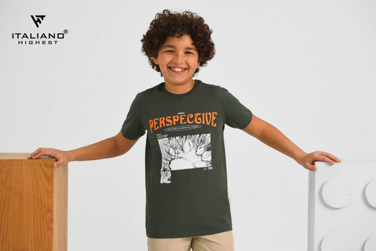 perspective  sleeve t-shirt