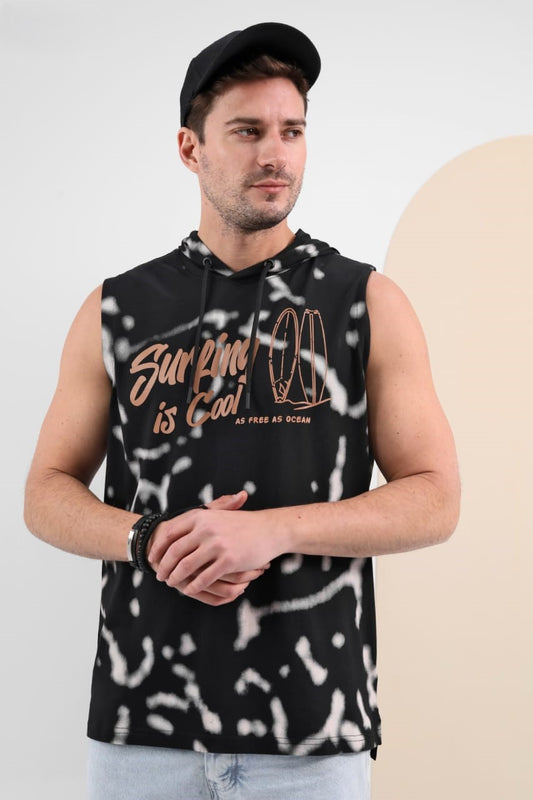 SURFING HOODIE CUT TSHIRT