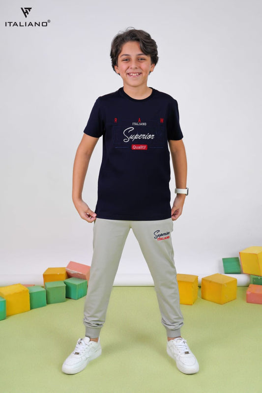 sleeve top and pants set