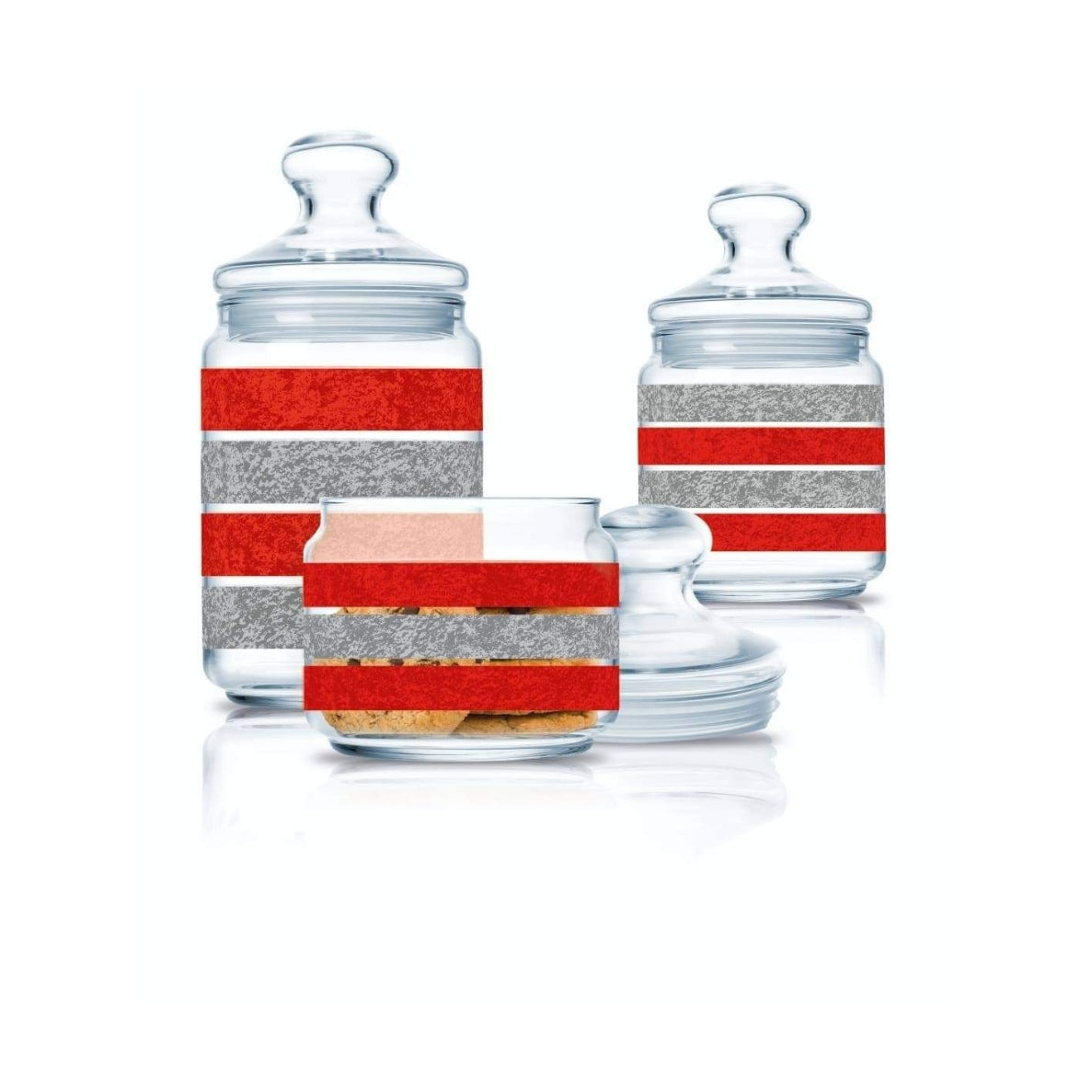 مجموعة سكر حجري من 3 قطع 