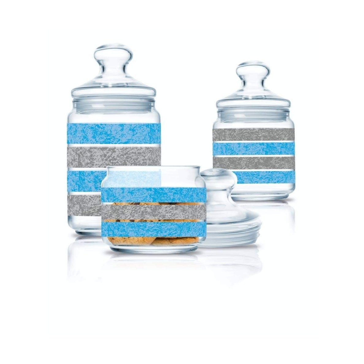 مجموعة سكر حجري من 3 قطع 