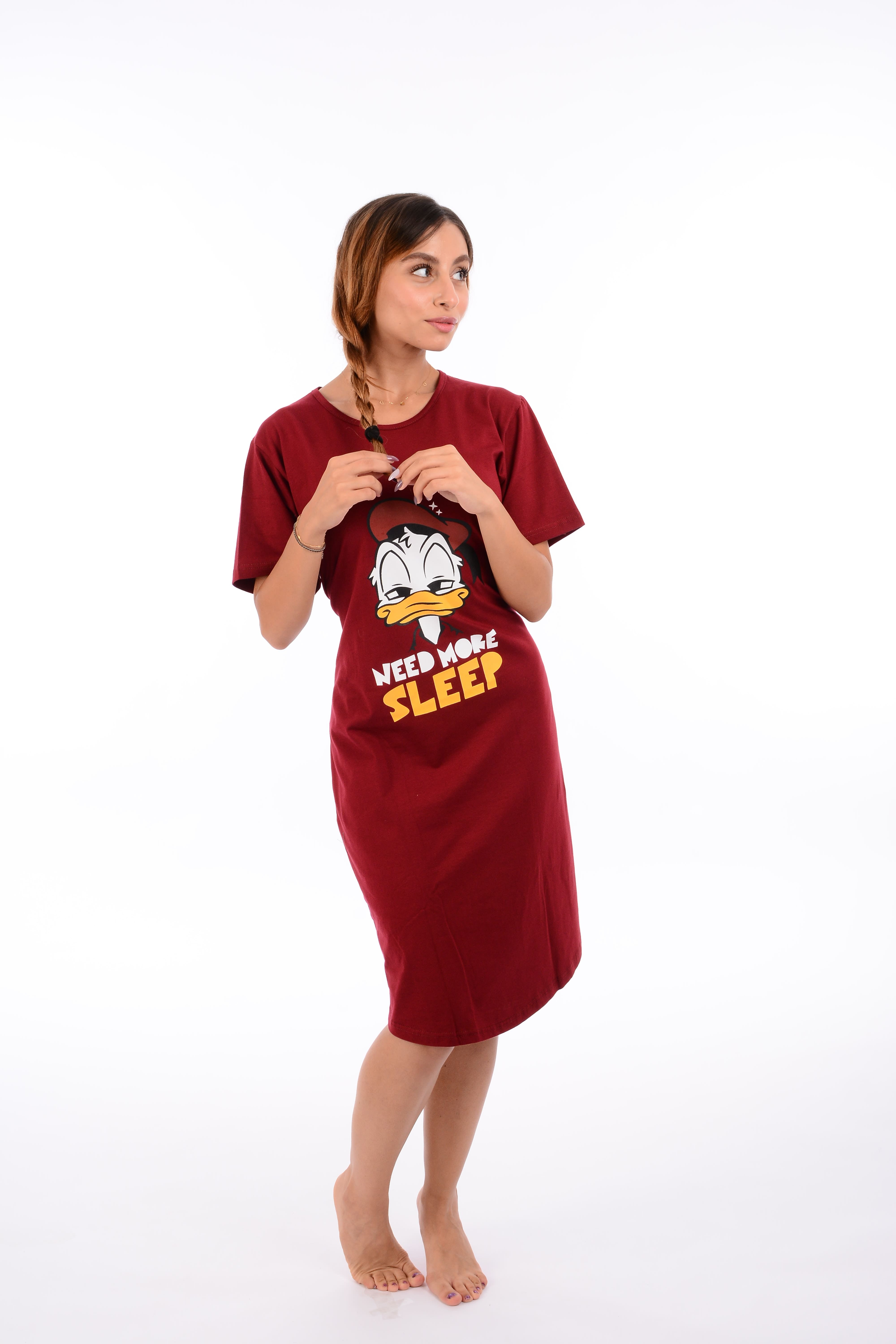 MORE SLEEP H.SLEEVE NIGHTSHIRT