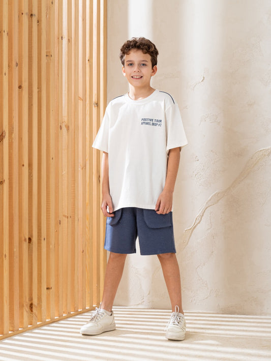 POSTIVE TOUR Half-sleeved pajamas - shorts