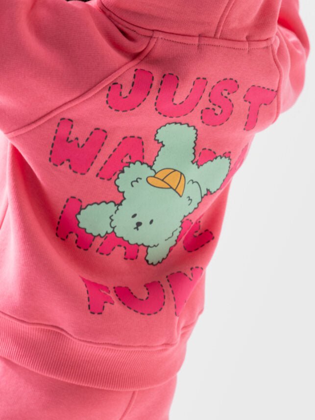 Sotra JUST FUN طقم كم بنطلون featuring a matching top and pants set in soft fabric, displayed on a neutral background.