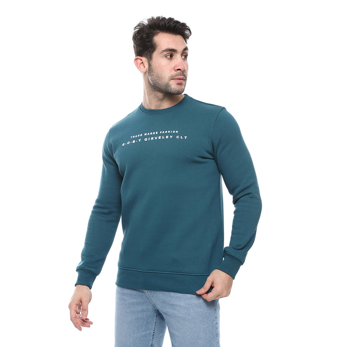 Round Melton Sweat Shirt Printed genizari