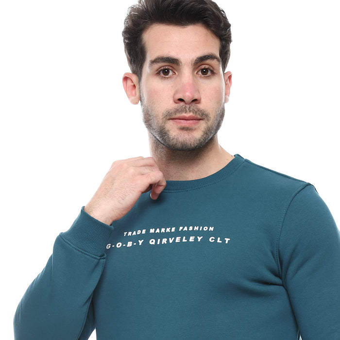 Round Melton Sweat Shirt Printed genizari