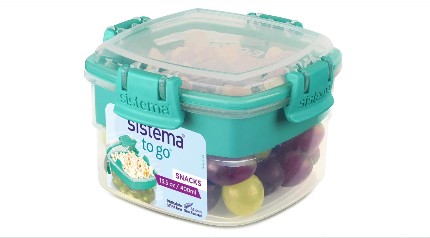 " Sistema Snacks Food Container 400ml "