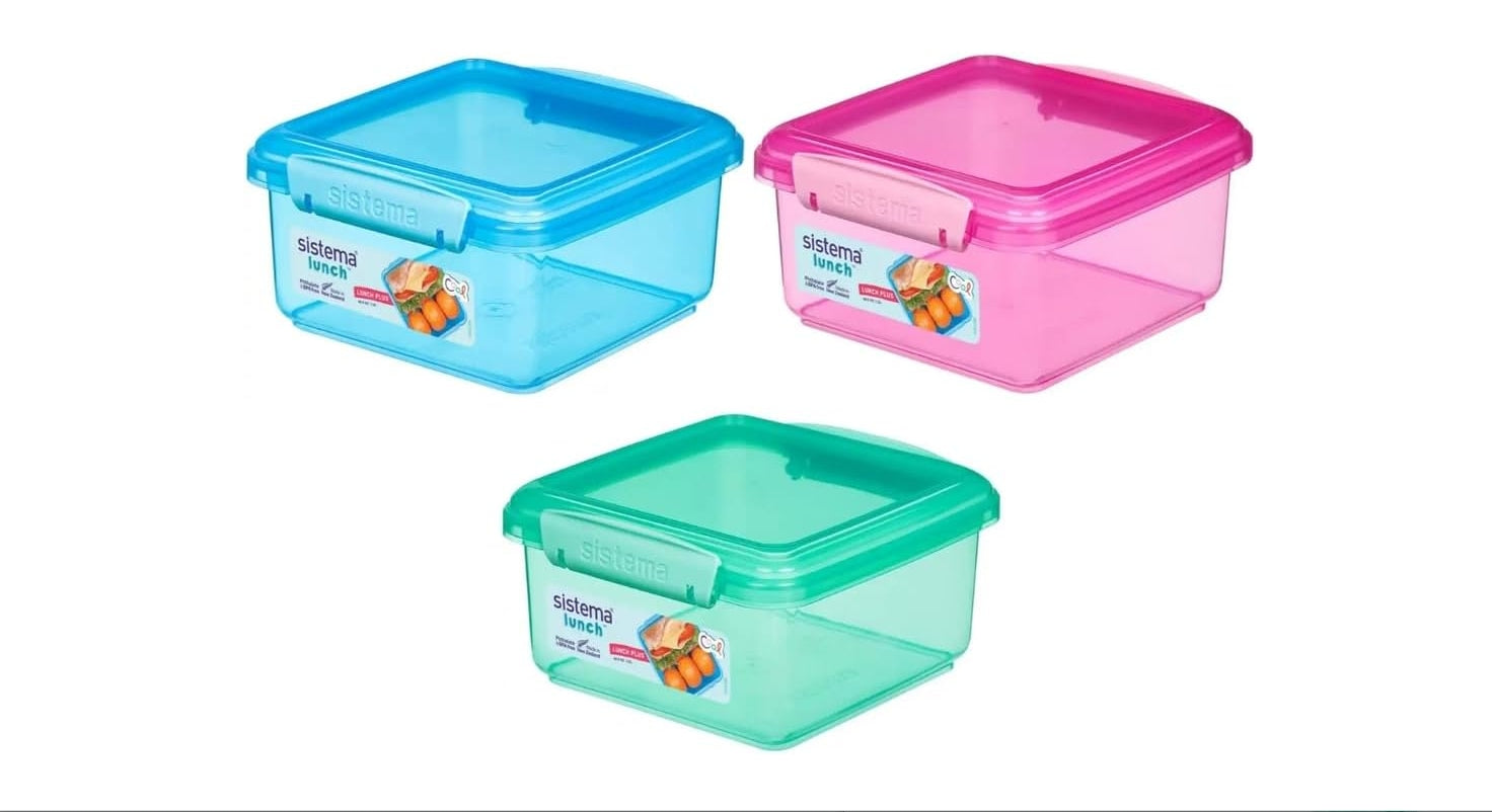 " Sistema Lunch Plus Container, BPA Free, Phthalate Free, Made in New Zealand "